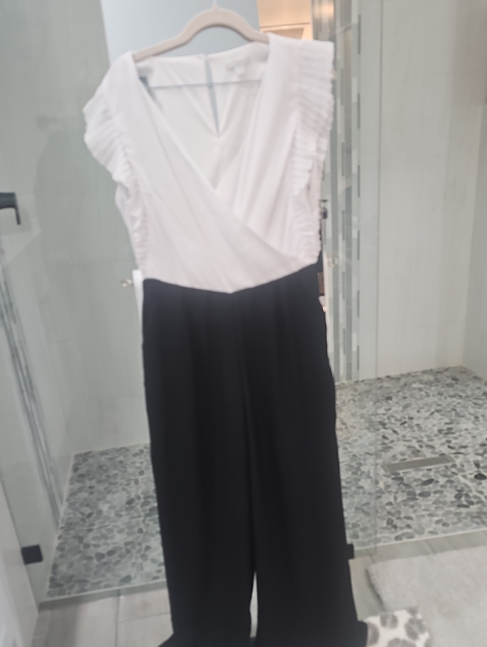 New York & Company White Women's Blouse